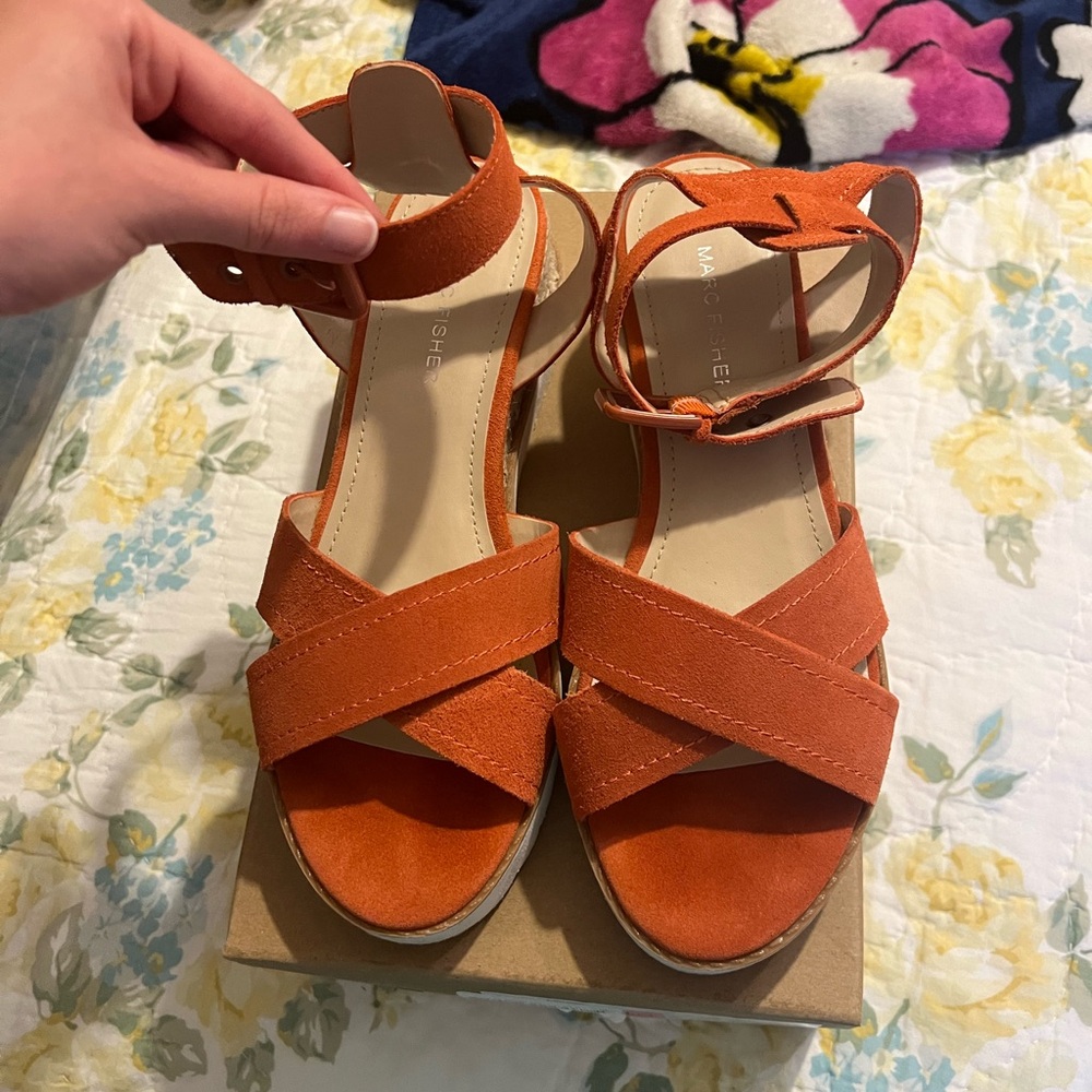 Marc Fisher platform wedges